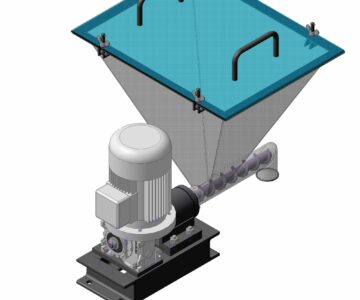 3D модель Шнековый дозатор производительностью от 20 до 60 кг/ч