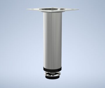 3D модель Опора мебельная NK001/100/CP 100 мм