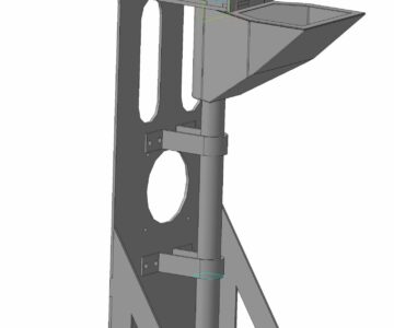 3D модель Проект экструдера нити для вертикальной намотки пластикового прутка