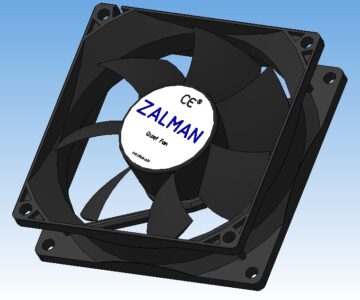 3D модель Вентилятор Zalman ZM-F1