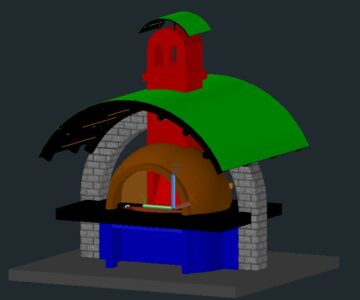 3D модель 3D модель мангала-барбекю