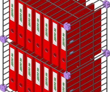 3D модель Полка книжная разборная