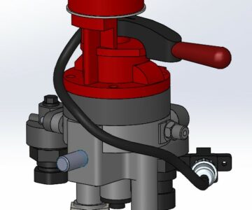 3D модель Кран машиниста 395М-3