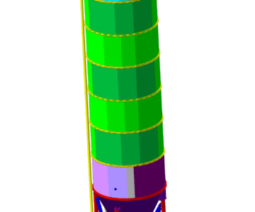 3D модель Силос 75 м3.