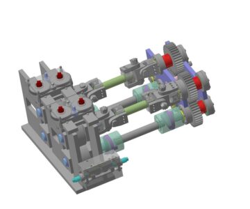 3D модель Клеть прокатного стана