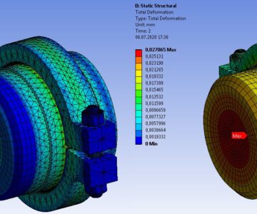 3D модель Расчет бугельного соединения на прочность