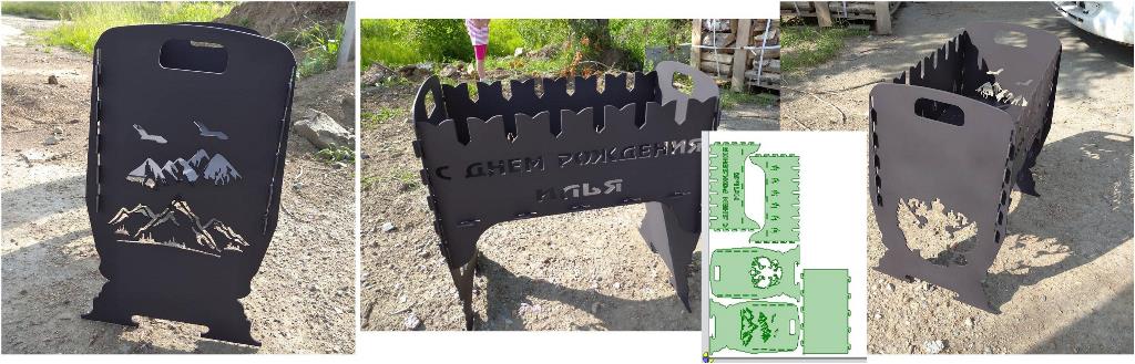 Чертеж Мангал для Ильи