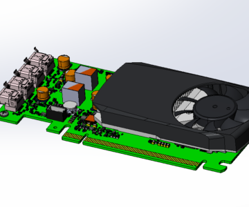 3D модель Видеокарта Nvidia Quadro P620