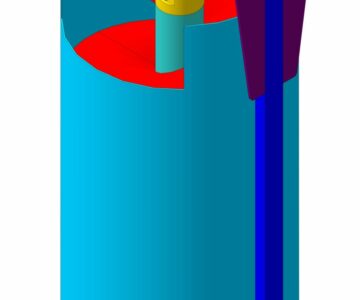 3D модель Разгрузчик шнековый для сыпучих грузов