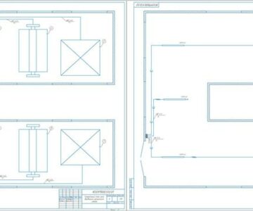 Чертеж Расчет электроосвещения и выбор электрооборудования цеха дробления цементного завода