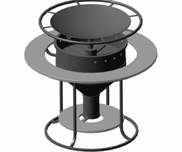 3D модель Жаровня "Картофан"