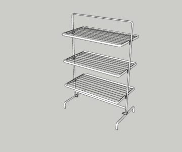 3D модель Сушилка для белья IKEA MULIG
