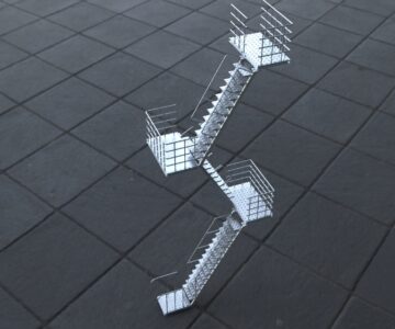 3D модель Лестница эвакуационная