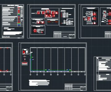 Чертеж Проект пожарной сигнализации склада