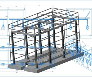 3D модель Покрасочная камера для задвижек Ду 250