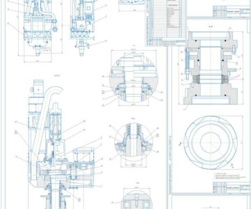 Чертеж Улучшение эксплуатационных характеристик верхнего привода Varco TDS-11SA путем модернизации конструкции его уплотнений