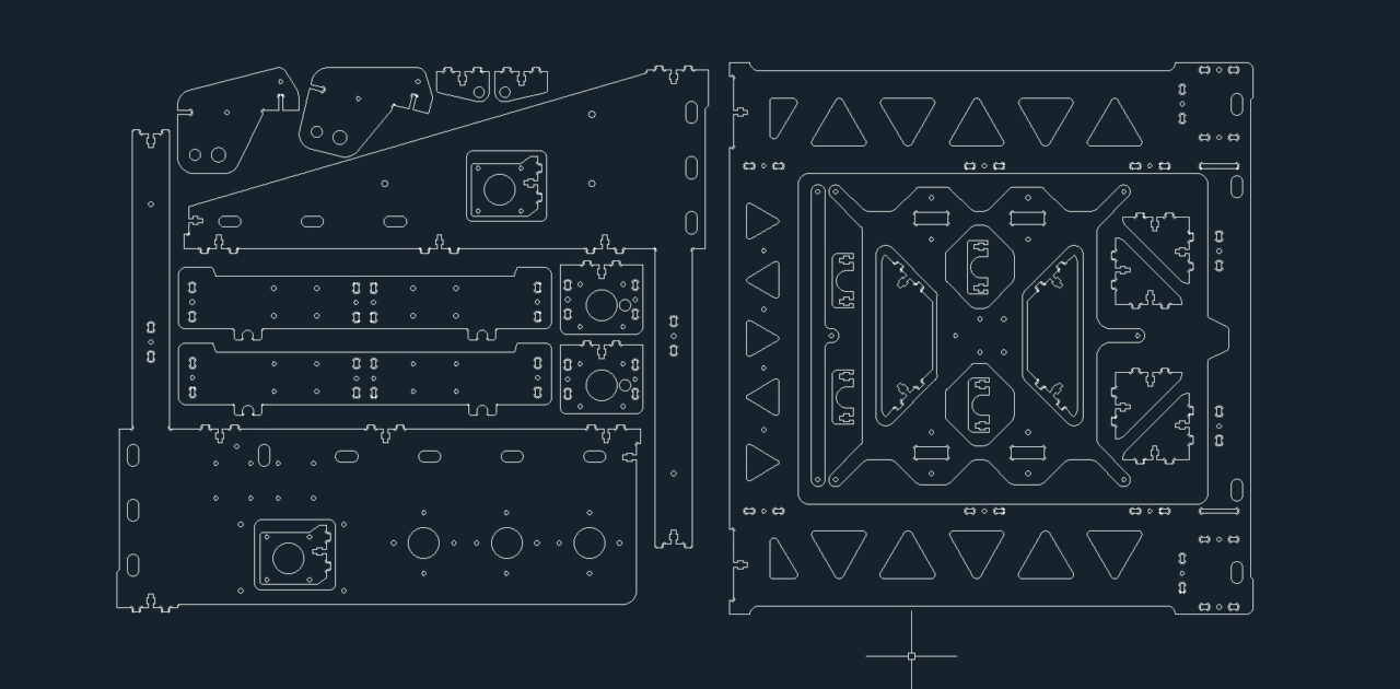 3D модель Изготовленная на заказ рама для 3D-принтера (Prusa Clone)