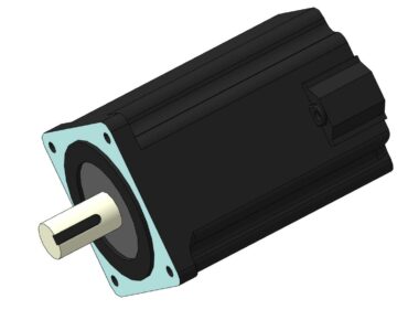 3D модель Шаговый двигатель FLS120L 10010CL