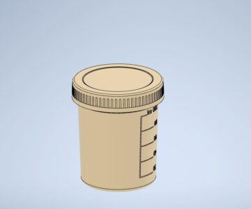 3D модель Стаканчик под анализы