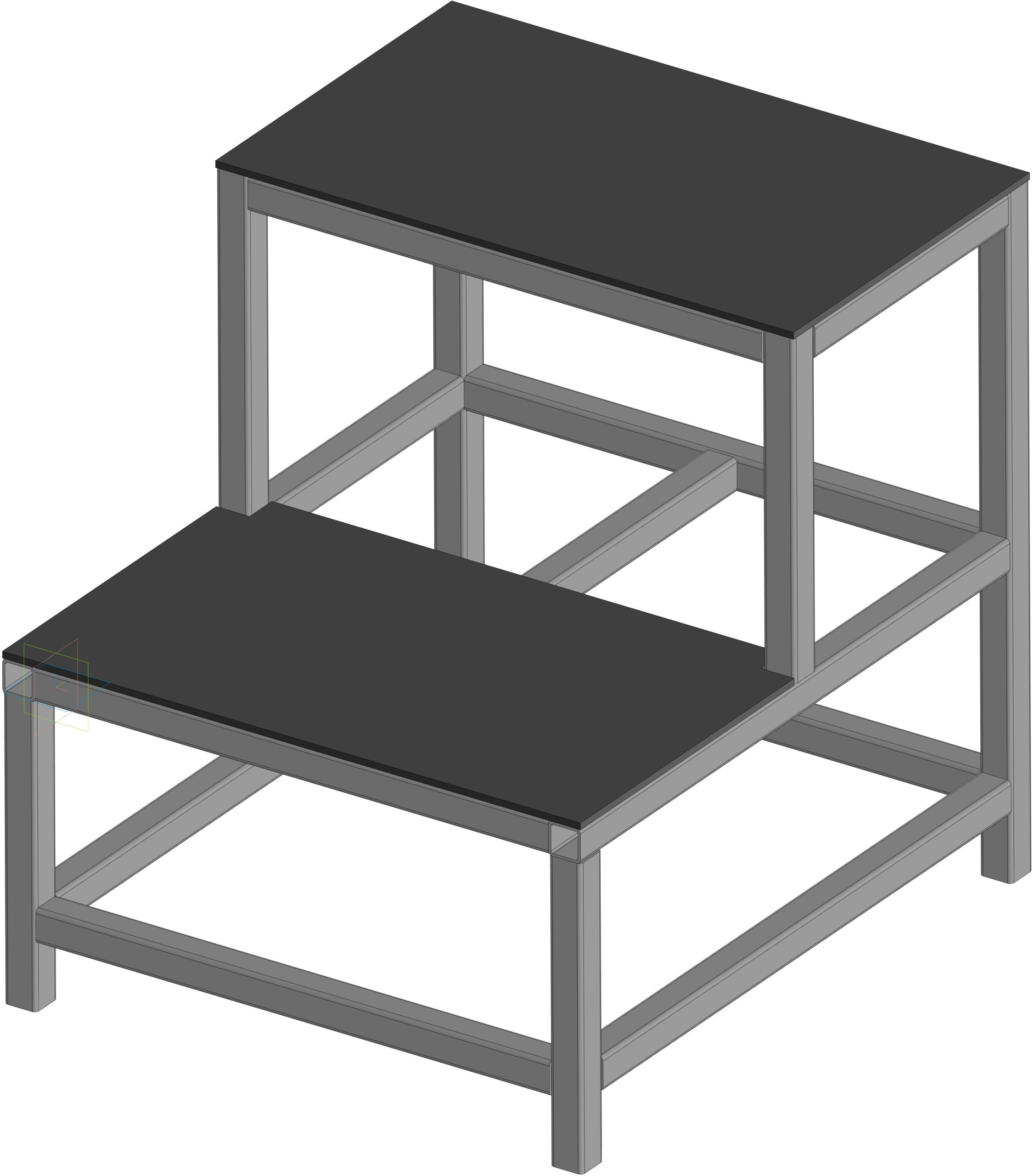 3D модель Лестница-подставка