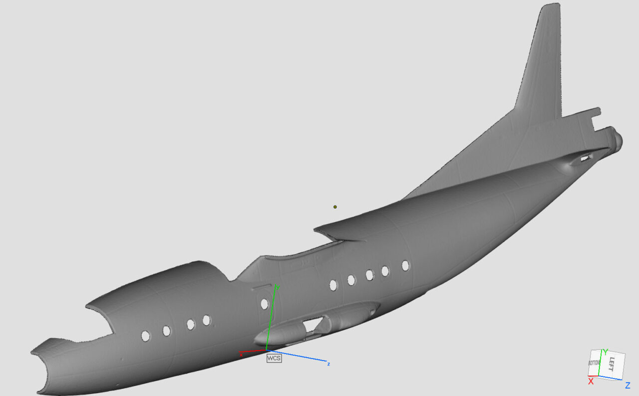 3D модель Фюзеляж АН-12