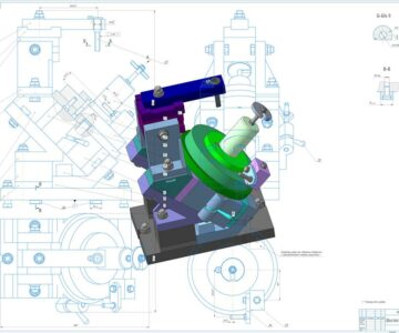 3D модель Приспособление для сверления 4-х отверстий
