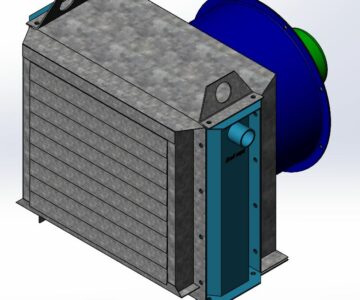 3D модель Воздушно-отопительный агрегат АО 2-4