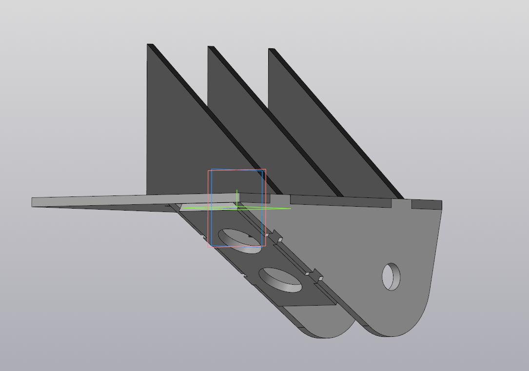 3D модель Кронштейн клюшки Уаз Патриот 2017