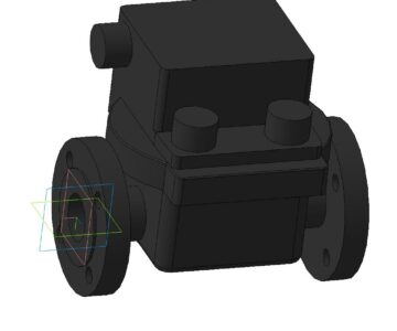 3D модель Струйное реле URF-25/10 макет