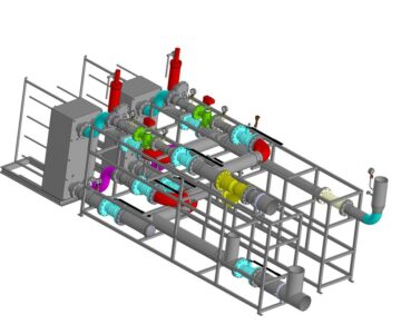 3D модель Модуль теплообменный