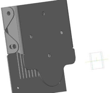 3D модель Регулируемый по углу наклона ТВ-кронштейн