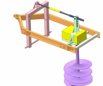 3D модель Бур садовый