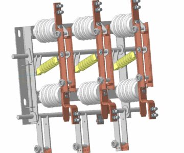 3D модель Разъединитель РВЗ-10 630-I-И2-У3