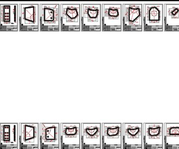 Чертеж Строительные фермы ФС 1.1; ФС 1.2; ФС 1.3; ФС 1.4; ФС 2.1 и ФС 2.2 длиной 24 м