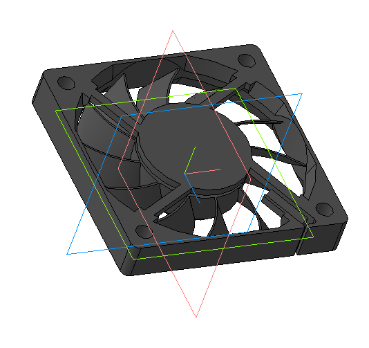 3D модель Вентилятор 60x60x10