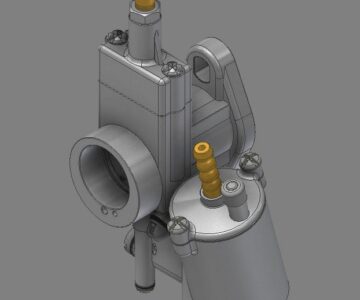3D модель Карбюратор мотоцикла Днепр МТ К-301