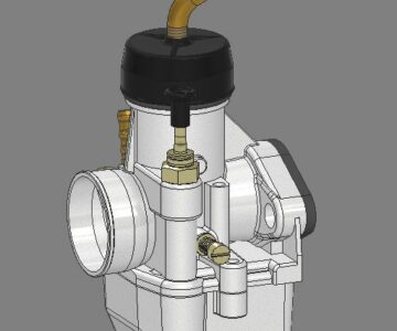 3D модель Карбюратор мотоцикла Днепр МТ К-68