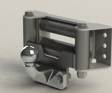 3D модель Переходник под фаркоп на роликовый клюз