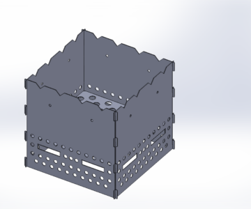 3D модель Экспедиционная щепочница из нержавейки