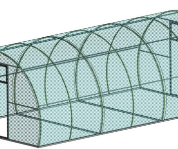 3D модель Теплица 6000х3000х2100 (ДхШхВ)