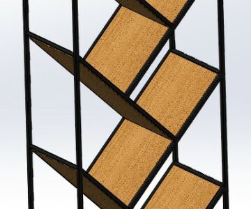 3D модель Книжная полка