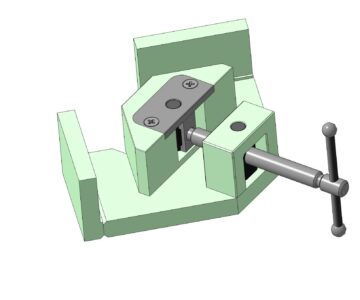 3D модель Угловые тиски для сварки каркасов