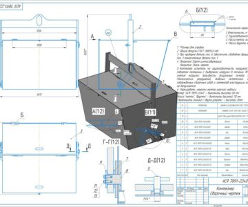 3D модель Контейнер вместимостью до 1,9 м3