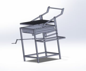 3D модель Переворотный мангал