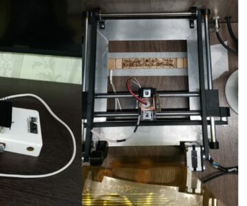 3D модель 2D станок для рисования и выжигания