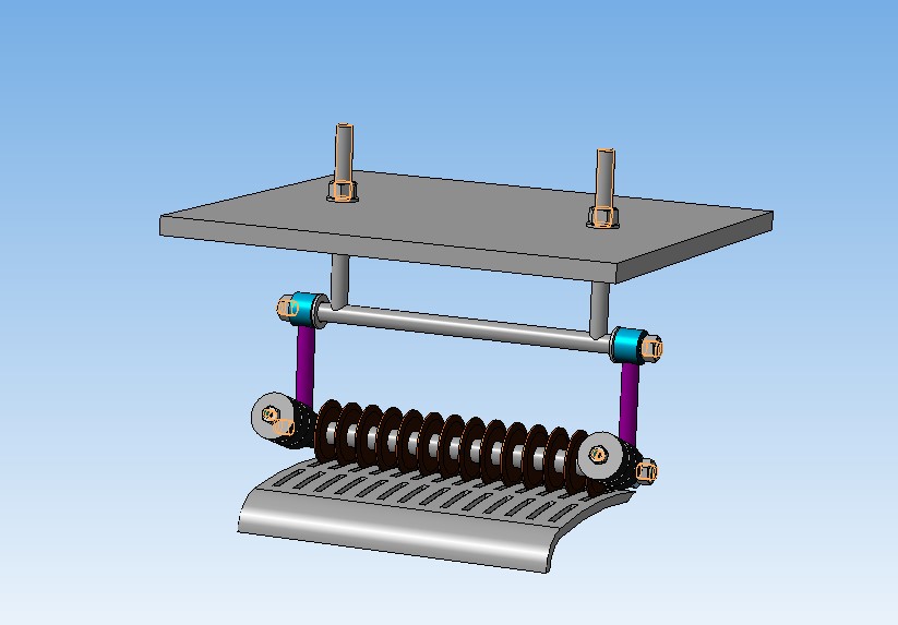 3D модель Механизм чистки колосника