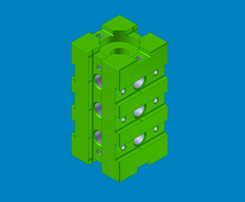 3D модель Опора квадратная 30х30х60 7033-0301 ГОСТ 14412-69