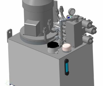 3D модель Гидростанция стационарная стендовая