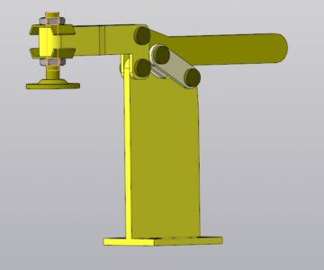 3D модель Струбцина быстро прижимная вертикальная