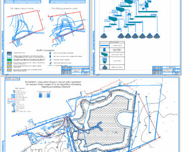 Чертеж Проект технического перевооружения Рафаловского карьера по добыче базальта